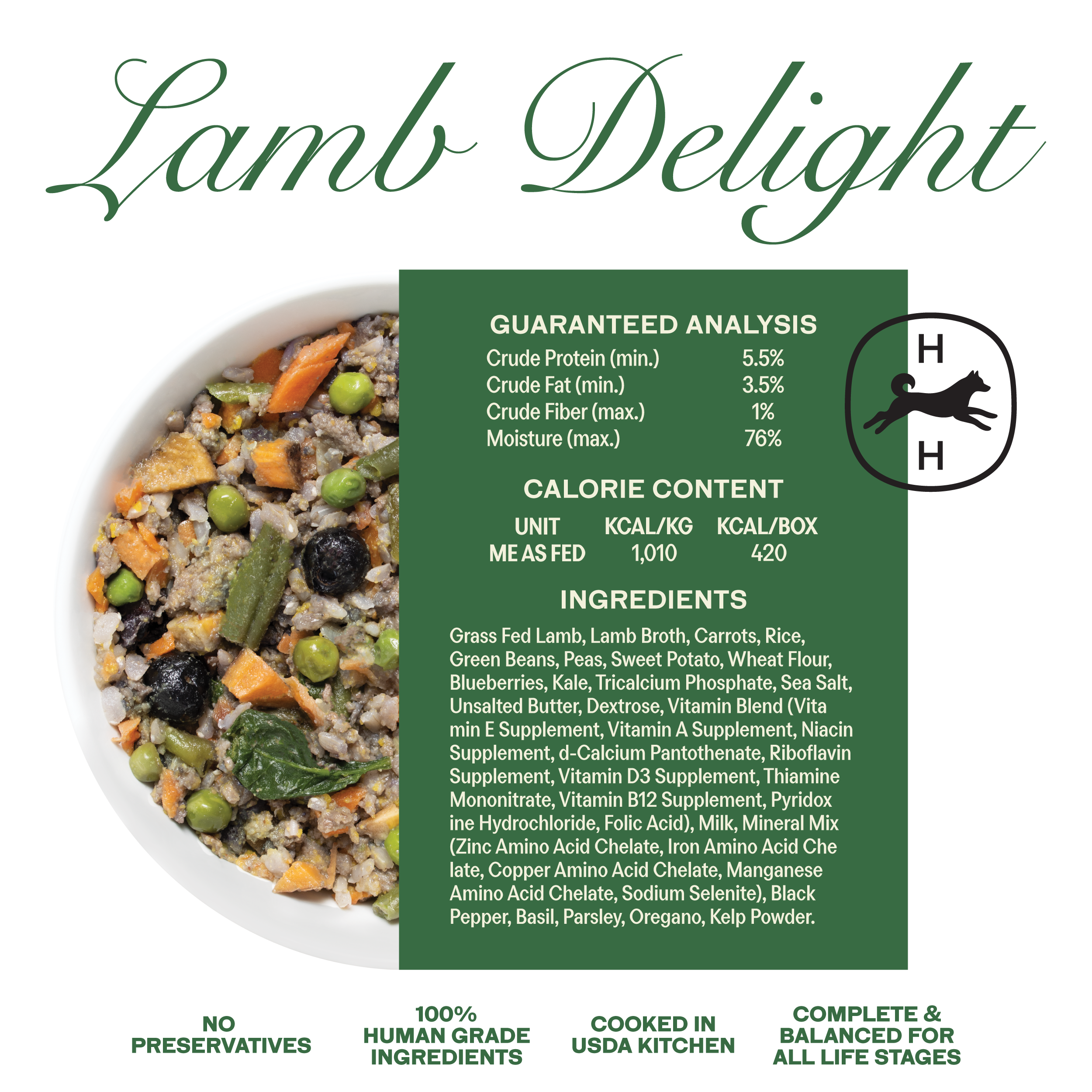 100% Human-Grade Dog Food