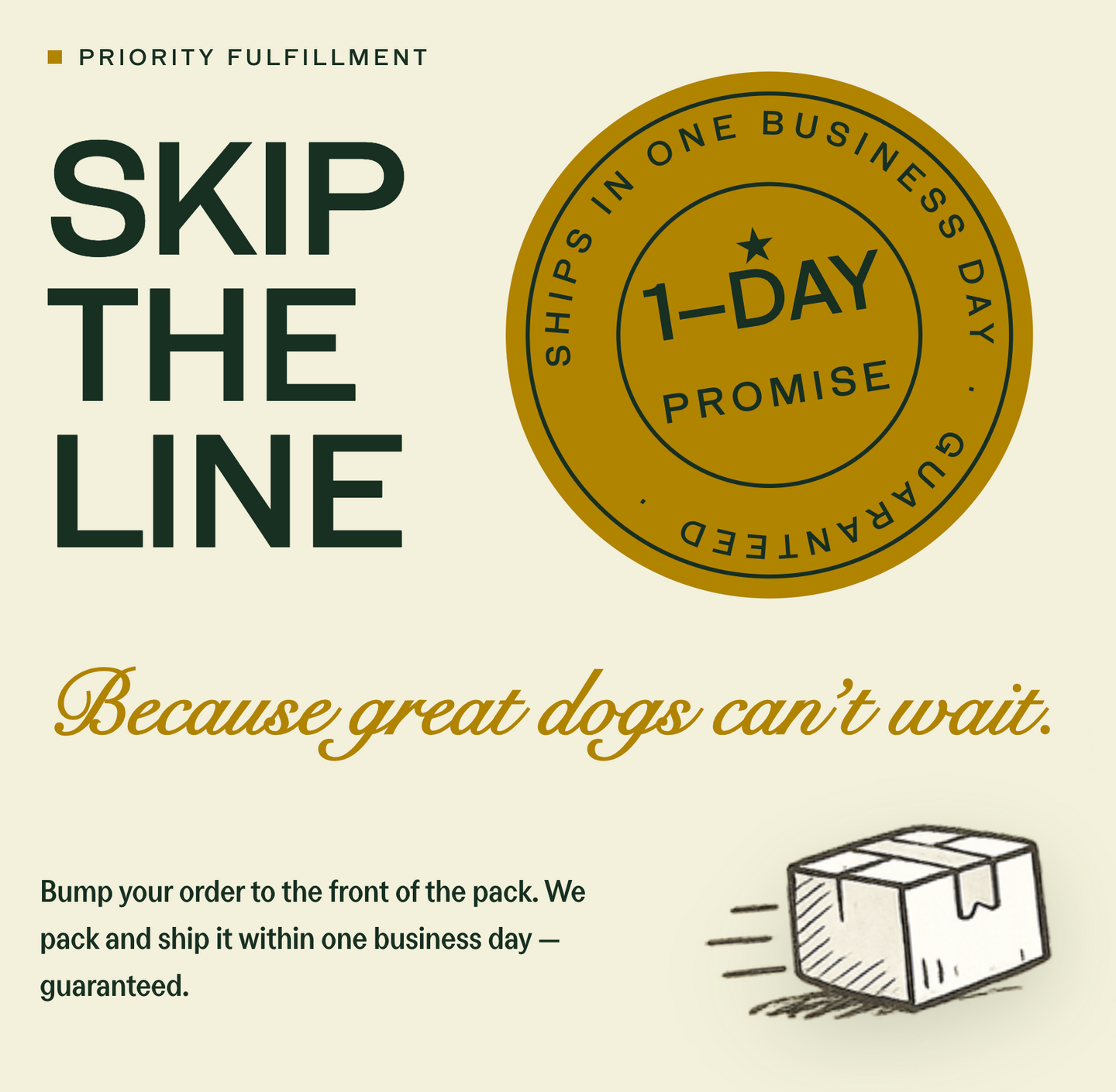 Priority Fulfillment - Skip the Line, image 1