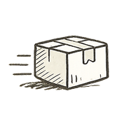 Illustration of a shipping box